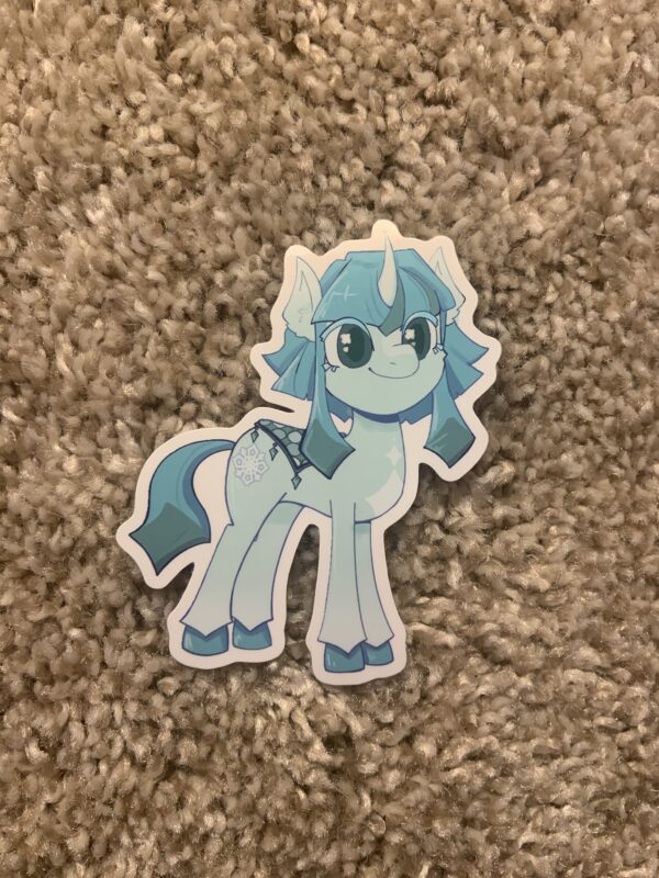 Snowfall Trot Sticker