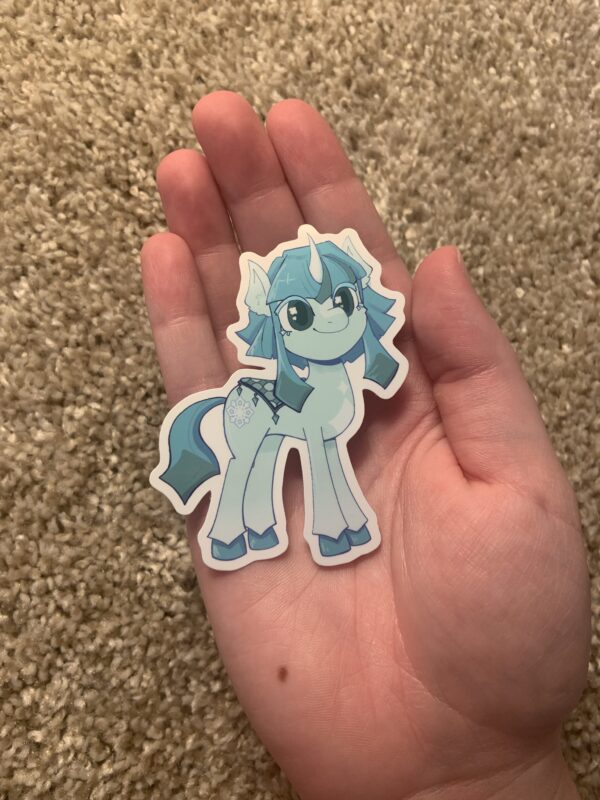 Snowfall Trot Sticker - Image 2