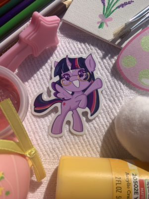Purplhons Sticker