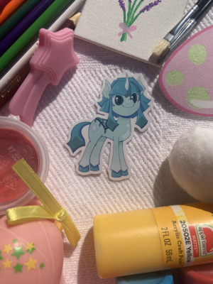 Snowfall Trot Sticker