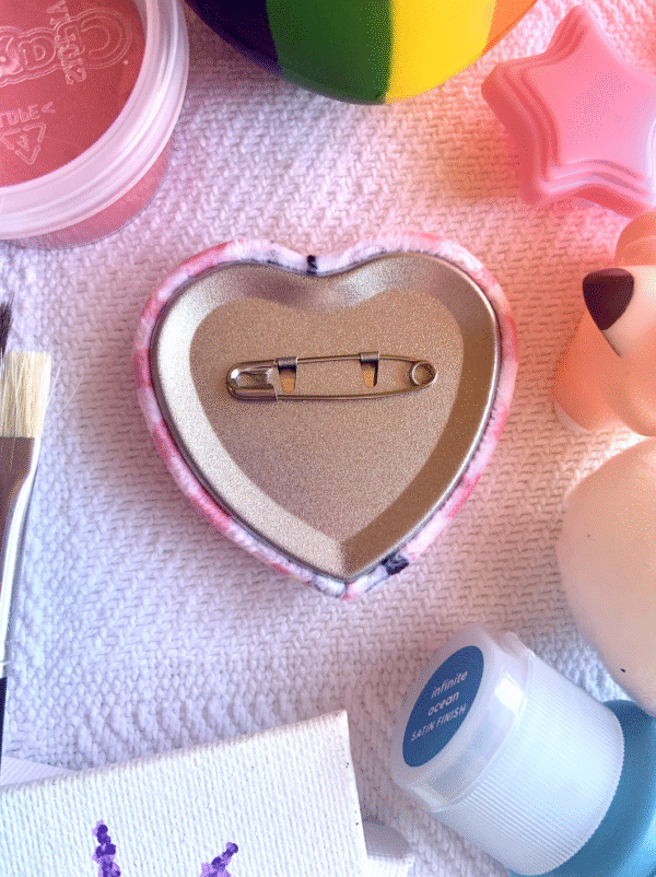 Anya Heart Plush Badge - Image 2