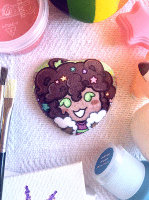 Molly Heart Plush Badge