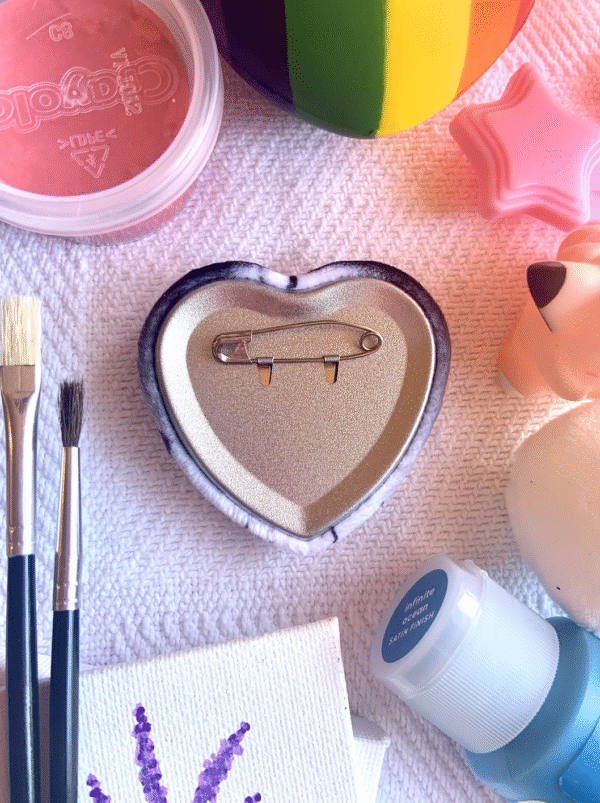 Siffrin Heart Plush Badge - Image 2