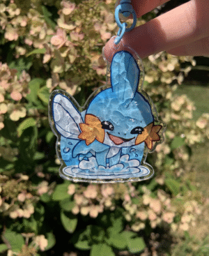 Mudkip Ripple Keychain